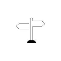 icon of simple forms of point of location vector