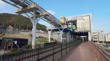 céu cápsula às cheongsapo estação dentro busan, sul Coréia video