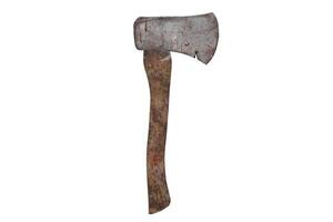 3d rendering ancient viking ax photo