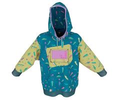 3d rendering realistic youth hoodie photo