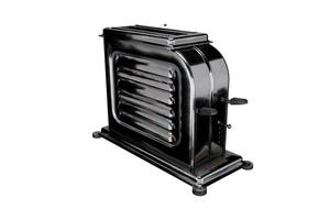 3d rendering silver vintage toaster photo