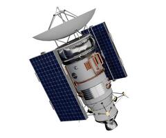 3d rendering space communications satellite photo