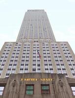 The Empire State Building in New York City. photo