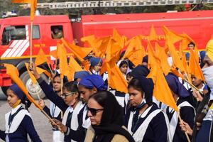 Delhi, India - December 26 2023 - Veer Bal Diwas commemorates the martyrdom of the four sons of tenth and last Sikh Guru Gobind Singh, In Jan 2021 PM Modi announced Dec 26 observed as Veer Bal Diwas photo