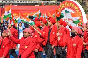 Delhi, India - December 26 2023 - Veer Bal Diwas commemorates the martyrdom of the four sons of tenth and last Sikh Guru Gobind Singh, In Jan 2021 PM Modi announced Dec 26 observed as Veer Bal Diwas photo