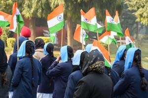 Delhi, India - December 26 2023 - Veer Bal Diwas commemorates the martyrdom of the four sons of tenth and last Sikh Guru Gobind Singh, In Jan 2021 PM Modi announced Dec 26 observed as Veer Bal Diwas photo
