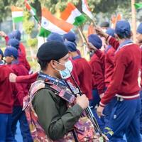 Delhi, India - December 26 2023 - Veer Bal Diwas commemorates the martyrdom of the four sons of tenth and last Sikh Guru Gobind Singh, In Jan 2021 PM Modi announced Dec 26 observed as Veer Bal Diwas photo