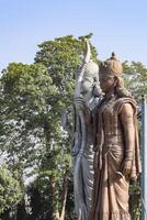 Big statue of Lord Sita Ram near Delhi International airport, Delhi, India, Lord Ram and Sita big statue touching sky at main highway Mahipalpur, Delhi photo