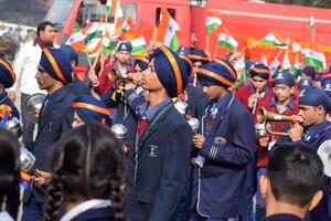 Delhi, India - December 26 2023 - Veer Bal Diwas commemorates the martyrdom of the four sons of tenth and last Sikh Guru Gobind Singh, In Jan 2021 PM Modi announced Dec 26 observed as Veer Bal Diwas photo