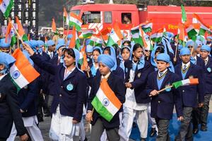 Delhi, India - December 26 2023 - Veer Bal Diwas commemorates the martyrdom of the four sons of tenth and last Sikh Guru Gobind Singh, In Jan 2021 PM Modi announced Dec 26 observed as Veer Bal Diwas photo