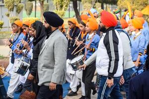 Delhi, India - December 26 2023 - Veer Bal Diwas commemorates the martyrdom of the four sons of tenth and last Sikh Guru Gobind Singh, In Jan 2021 PM Modi announced Dec 26 observed as Veer Bal Diwas photo