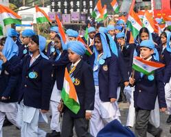 Delhi, India - December 26 2023 - Veer Bal Diwas commemorates the martyrdom of the four sons of tenth and last Sikh Guru Gobind Singh, In Jan 2021 PM Modi announced Dec 26 observed as Veer Bal Diwas photo