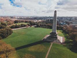 Wellington Monument in Dublin, Ireland by Drone photo