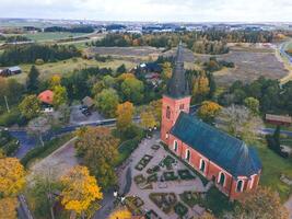 Views of Danmark in Uppsala, Sweden by Drone photo