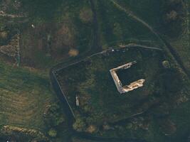 Terryland Castle in Galway, Ireland by Drone photo
