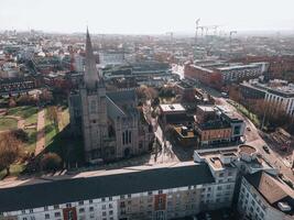 St. Patrick's Cathedral in Dublin, Ireland by Drone photo