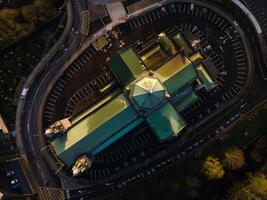 Views of Galway Cathedral in Galway, Ireland by Drone photo