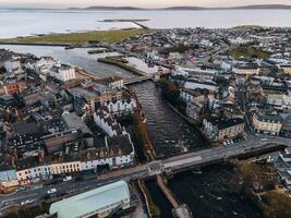 Views of Galway, Ireland by Drone photo