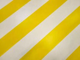 The store has a floor with yellow markings on a white background. photo