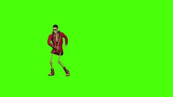 Skeleton Dance Green Screen video