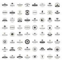 Vintage Logos Design Templates Set. vector