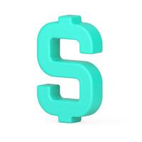 American cash money dollar isometric badge richness business profit economy bank 3d icon vector