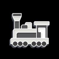 icono motor. relacionado a tren estación símbolo. lustroso estilo. sencillo diseño ilustración vector