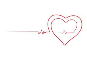 Hearts continuous one line drawing trendy minimalist pro illustration vector