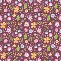Seamless pattern with cute colors. Design for fabric, textile, wallpaper, packaging vector