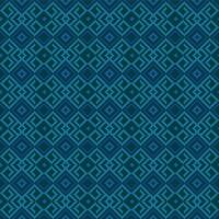 Ethnic ornaments pattern. Repeat pattern of rich blue tints. vector