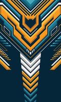 Racing style geometric abstract background. Sublimation printing jersey fabric template vector