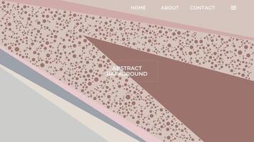 resumen antecedentes con geométrico formas pastel plano suave color diseño modelo para póster, fondo de pantalla, cubrir, marco, volantes, social medios de comunicación, saludo tarjeta vector