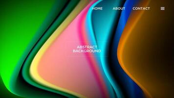 ABSTRACT DARK BACKGROUND ELEGANT GRADIENT MESH SMOOTH RAINBOW COLORFUL DESIGN TEMPLATE GOOD FOR MODERN WEBSITE, WALLPAPER, COVER DESIGN vector