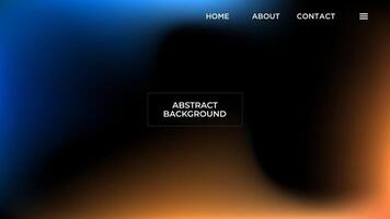 resumen oscuro antecedentes elegante degradado malla suave naranja azul vistoso diseño modelo bueno para moderno sitio web, fondo de pantalla, cubrir diseño vector