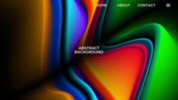 ABSTRACT DARK BACKGROUND ELEGANT GRADIENT MESH SMOOTH RAINBOW COLORFUL DESIGN TEMPLATE GOOD FOR MODERN WEBSITE, WALLPAPER, COVER DESIGN vector