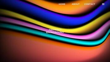 ABSTRACT DARK BACKGROUND ELEGANT GRADIENT MESH SMOOTH RAINBOW COLORFUL DESIGN TEMPLATE GOOD FOR MODERN WEBSITE, WALLPAPER, COVER DESIGN vector