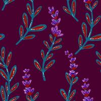 lavender fabric design vector