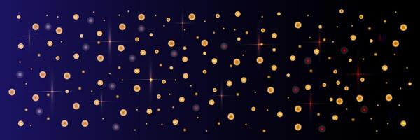 a background with stars and lights vector