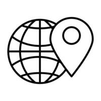 network location icon vector