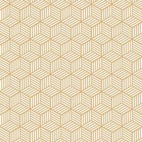 Golden Cube Geometric Pattern Background vector