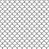Sea Scales Structure Seamless Pattern Background vector