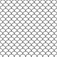 Sea Scales Structure Seamless Pattern Background vector