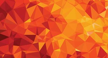 ligero naranja brillante triangular antecedentes. geométrico ilustración en origami estilo con degradado. el elegante modelo lata ser usado como parte de un marca libro. vector