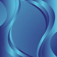 Modern Abstract dynamic blue Gradient background with wavy lines wallpaper vector