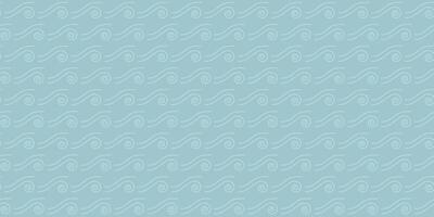 Seamless abstract wave pattern in green tones. Background with light lines. monochrome linear retro ornament stylization of sea waves. vector