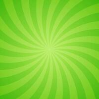 Simple Vibrant Gradient Green Spiral Rays Texture In Blank Square Plain Background vector