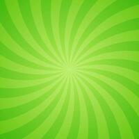 Simple Vibrant Gradient Green Spiral Rays Texture In Blank Square Plain Background vector