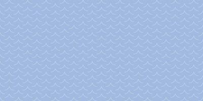 Seamless abstract wave pattern in blue tones. Background with light lines. monochrome linear retro pattern of sea waves. vector