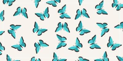 summer background with blue butterfly icon. design for banner, poster, greeting card, social media. vector