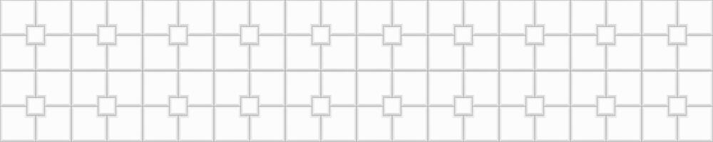 White pavement square tile background. Stone or ceramic brick wall texture. Kitchen backsplash, toilet or bathroom floor decoration. Outdoor or indoor mosaic seamless pattern vector